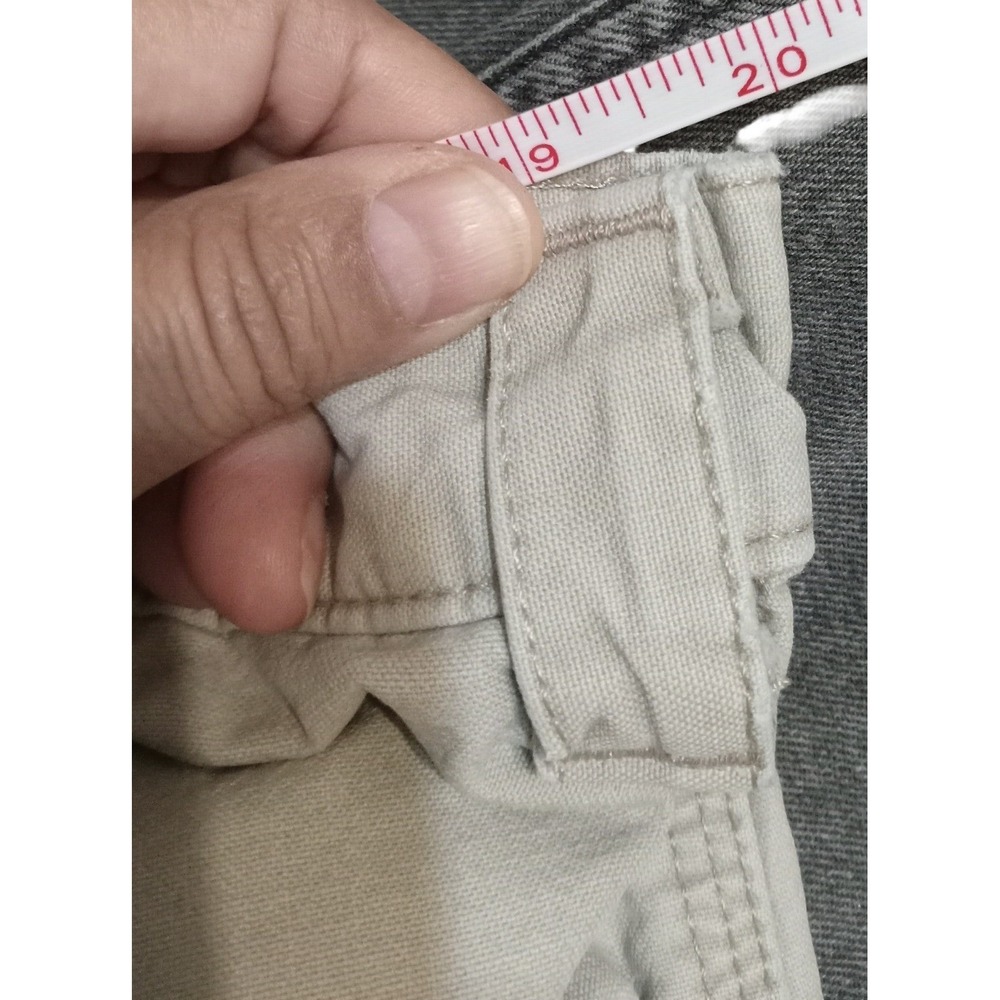 Carhartt Mens Tan Khaki Canvas Carpenter Work Shorts Size 40 Utility Pocket - Picture 4 of 5